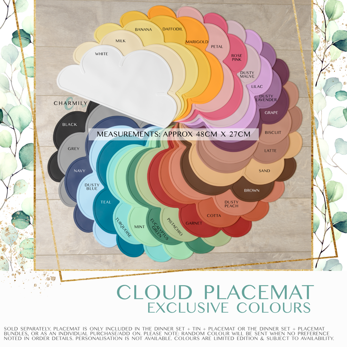 Cloud Placemat | Exclusive New Colours!