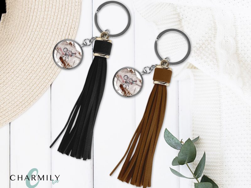 Dirtbike Madness Tassel Key Ring | Personalised | Non-Personalised | Keychain