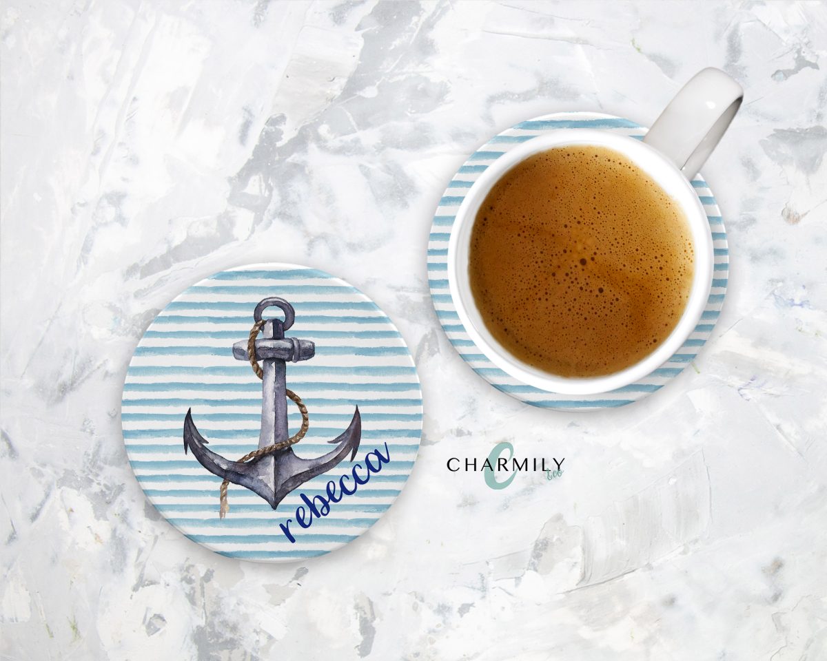 Anchor Sandstone Coaster | Personalised & Non-Personalised |