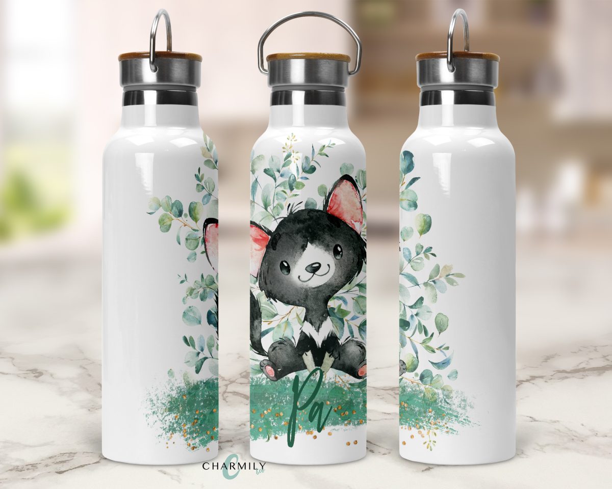 Eucalyptus Australian Animal Bamboo Lid Waterbottle | Personalised & Non-Personalised | Insulated Bottle - Image 5